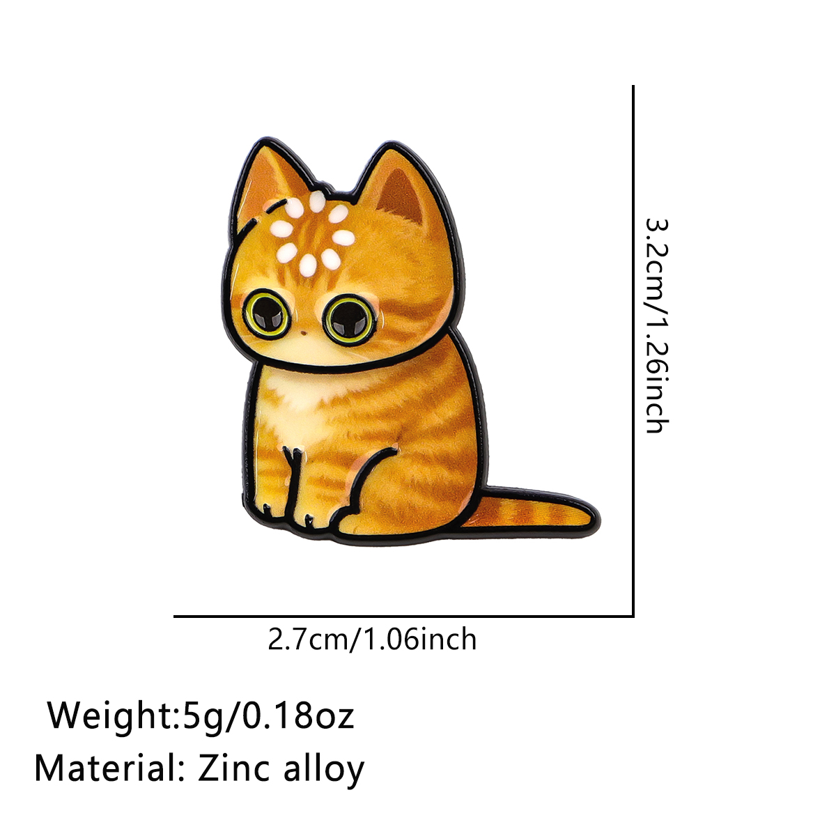 9 stks/set Cartoon Katten Mann - Tuxedo Lapel Pin recensie en prijs