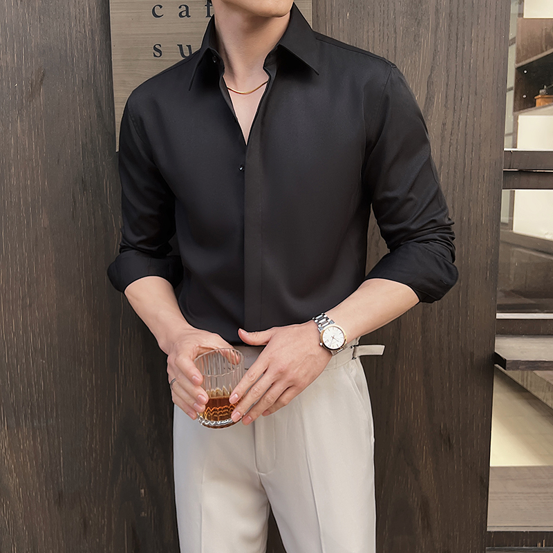 Wit overhemd met lange mouwen  - Men Formal Wear Modern recensie en prijs