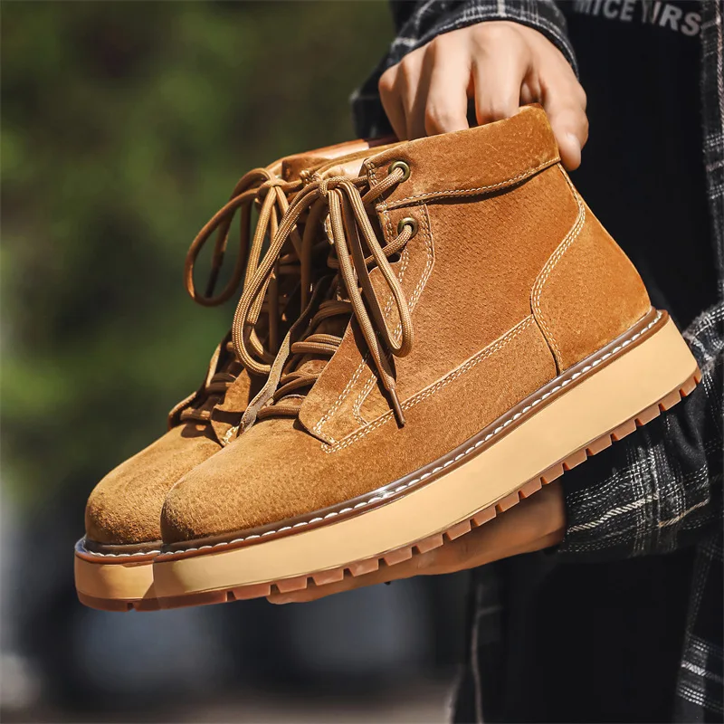 Nieuwe Herfst Winter Handgemaa - Men Formal Wear With Boots recensie en prijs