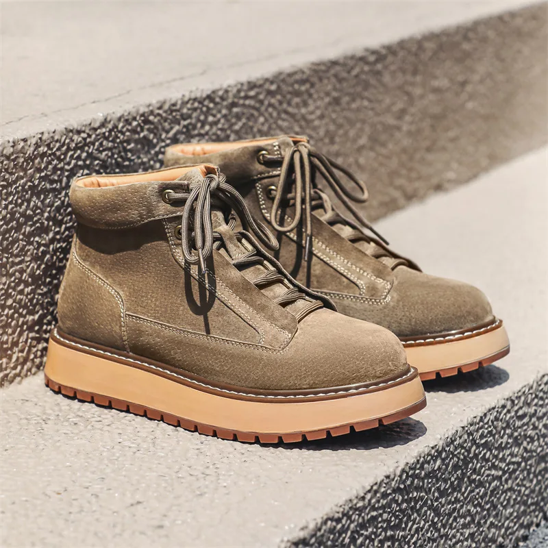 Nieuwe Herfst Winter Handgemaa - Men Formal Wear With Boots recensie en prijs