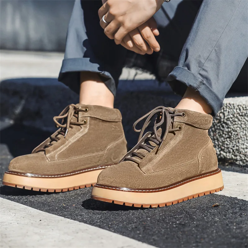 Nieuwe Herfst Winter Handgemaa - Men Formal Wear With Boots recensie en prijs