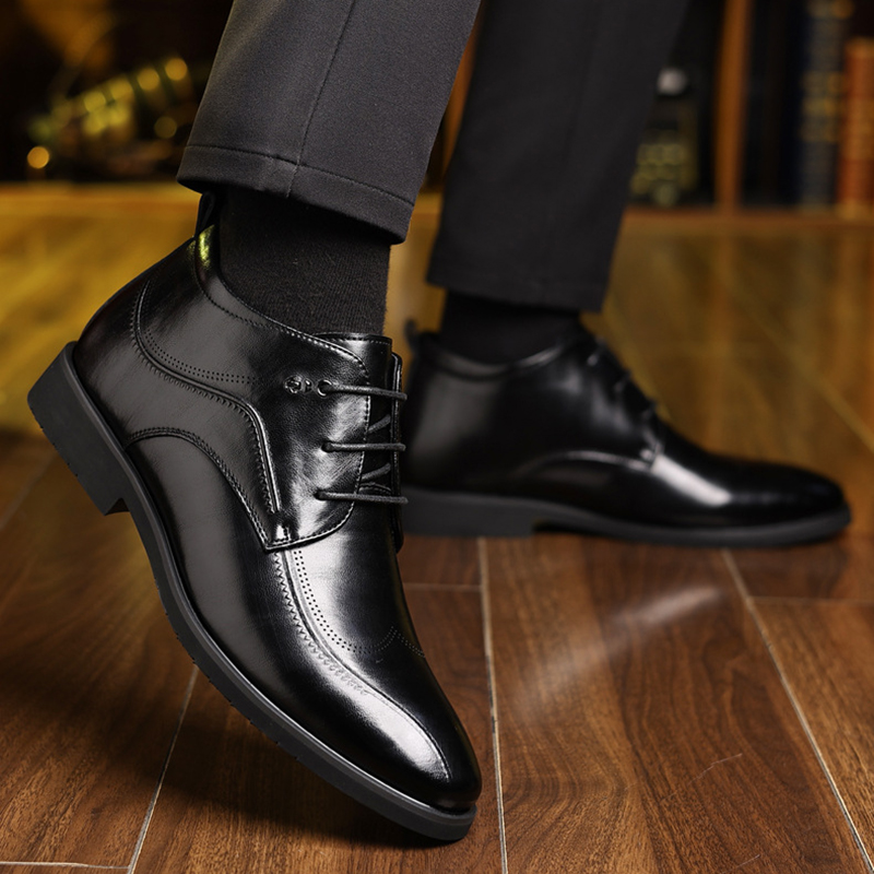 Leren winterschoenen voor here - Men Formal Wear With Boots recensie en prijs